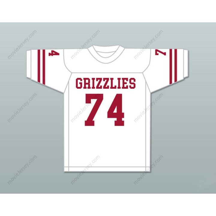 CUSTOM ANY Name Number MERLIN OLSEN 74 LOGAN HIGH SCHOOL GRIZZLIES Football Jersey Top Stitched S-6XL