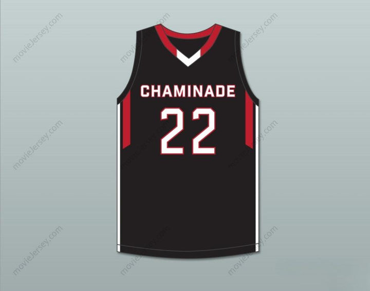 CUSTOM ANY Name Number JAYSON TATUM 22 CHAMINADE COLLEGE PREPARATORY SCHOOL RED DEVILS BLACK BASKETBALL JERSEY 1 Top Stitched S-6XL