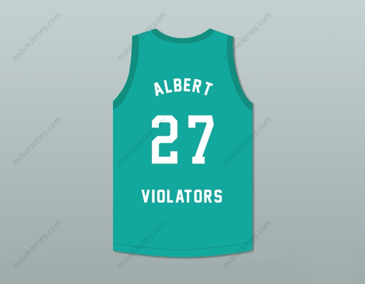 CUSTOM ANY Name Number STEVE ALBERT 27 VIOLATORS BASKETBALL JERSEY 3RD ANNUAL ROCK N' JOCK B-BALL JAM 1993 Top Stitched S-6XL