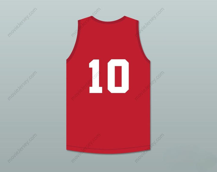 CUSTOM ANY Name Number TROY BOLTON 10 EAST HIGH SCHOOL WILDCATS RED PRACTICE BASKETBALL JERSEY Top Stitched S-6XL