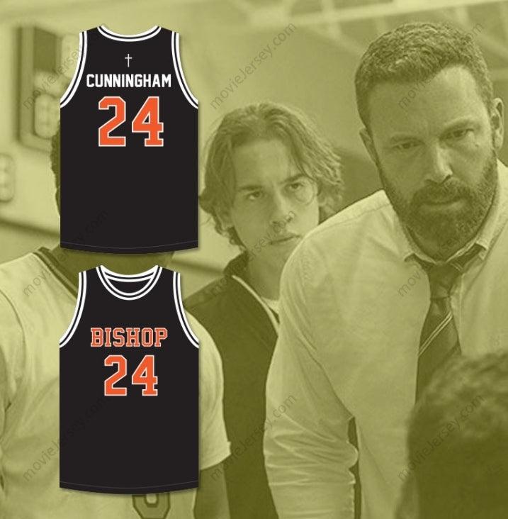 CUSTOM ANY Name Number JACK CUNNINGHAM 24 BISHOP HAYES TIGERS BLACK BASKETBALL JERSEY THE WAY BACK Top Stitched S-6XL