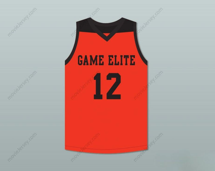 CUSTOM ANY Name Number ZION WILLIAMSON 12 GAME ELITE ORANGE BASKETBALL JERSEY 1 Top Stitched S-6XL