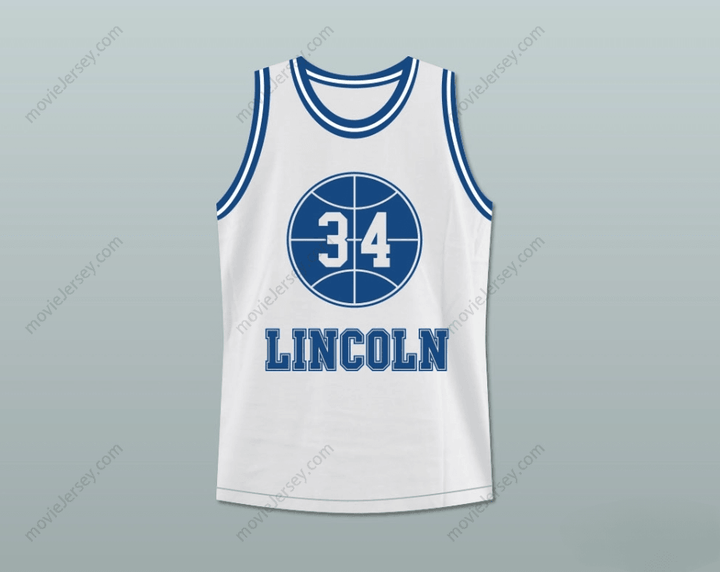 CUSTOM ANY Name Number JESUS SHUTTLESWORTH 34 WHITE LINCOLN HIGH SCHOOL BASKETBALL JERSEY HE GOT GAME Top Stitched S-6XL