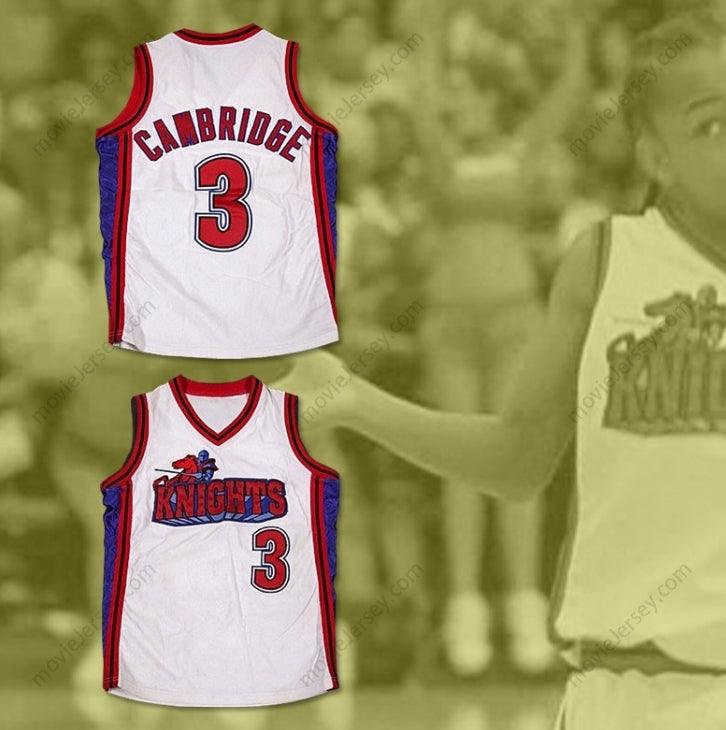 CUSTOM ANY Name Number LIL' BOW WOW CALVIN CAMBRIDGE 3 KNIGHTS BASKETBALL JERSEY LIKE MIKE Top Stitched S-6XL