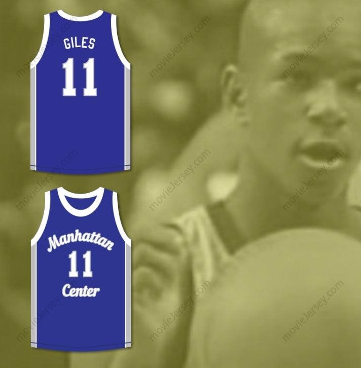 CUSTOM ANY Name Number RAPPER CAMERON GILES 11  CENTER RAMS BLUE BASKETBALL JERSEY Top Stitched S-6XL