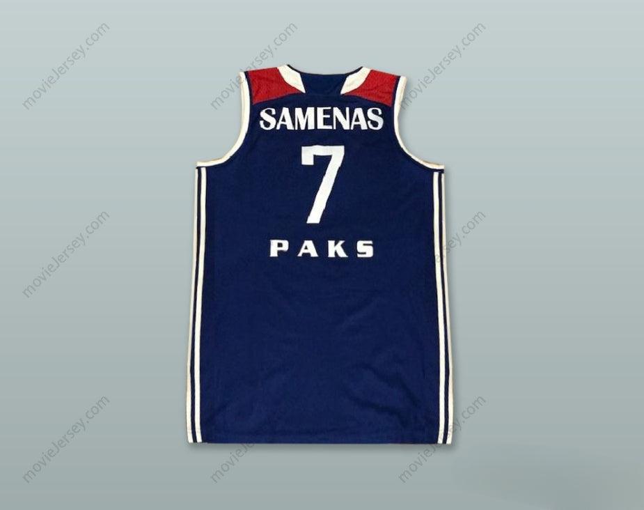 CUSTOM ANY Name Number SAMENAS 7 ATOMEROMU SE PAKS HUNGARY NAVY BLUE BASKETBALL JERSEY Top Stitched S-6XL