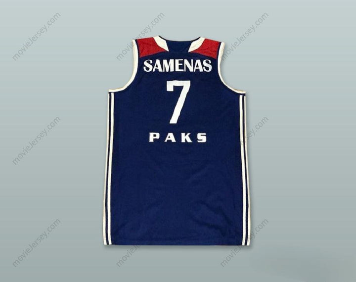 CUSTOM ANY Name Number SAMENAS 7 ATOMEROMU SE PAKS HUNGARY NAVY BLUE BASKETBALL JERSEY Top Stitched S-6XL