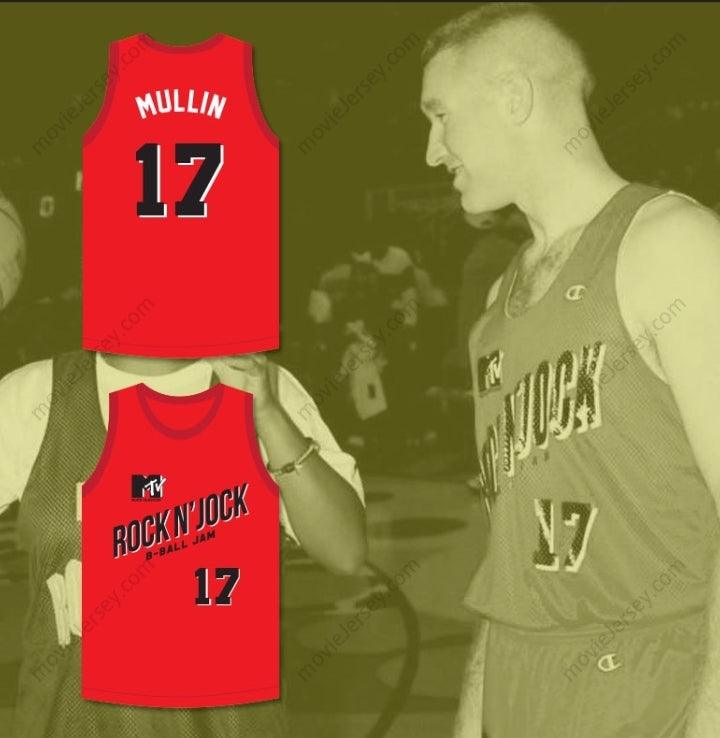 CUSTOM ANY Name Number CHRIS MULLIN 17 BRICKLAYERS BASKETBALL JERSEY SECOND ANNUAL ROCK N' JOCK B-BALL JAM 1992 Top Stitched S-6XL