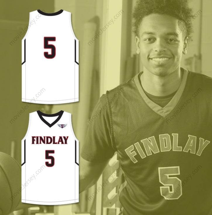 CUSTOM ANY Name Number P. J. WASHINGTON 5  PREP WHITE BASKETBALL JERSEY 1 Top Stitched S-6XL