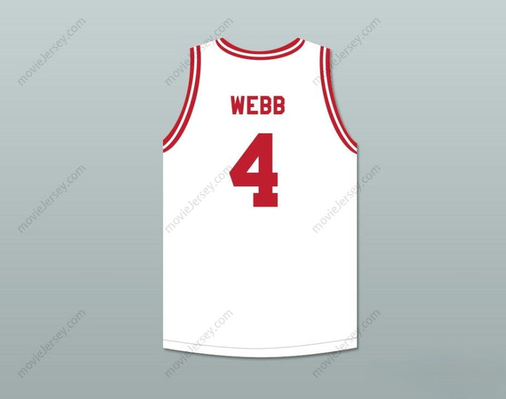 CUSTOM ANY Name Number SPUD WEBB 4 PUSH EXCEL PRO BASKETBALL CLASSIC WHITE BASKETBALL JERSEY 1988 CHARITY EVENT Top Stitched S-6XL