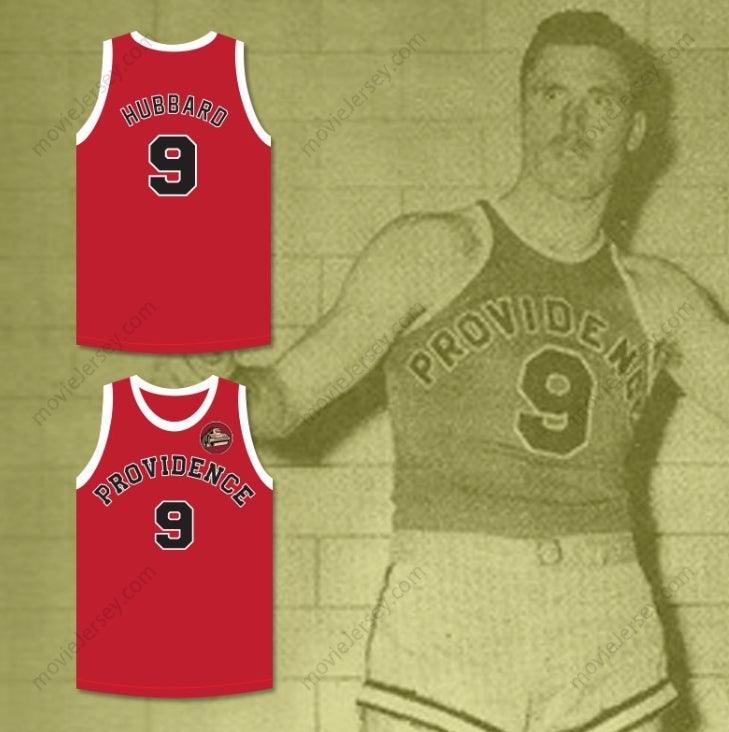 CUSTOM ANY Name Number BOB HUBBARD 9 PROVIDENCE STEAMROLLERS RED BASKETBALL JERSEY WITH PATCH Top Stitched S-6XL