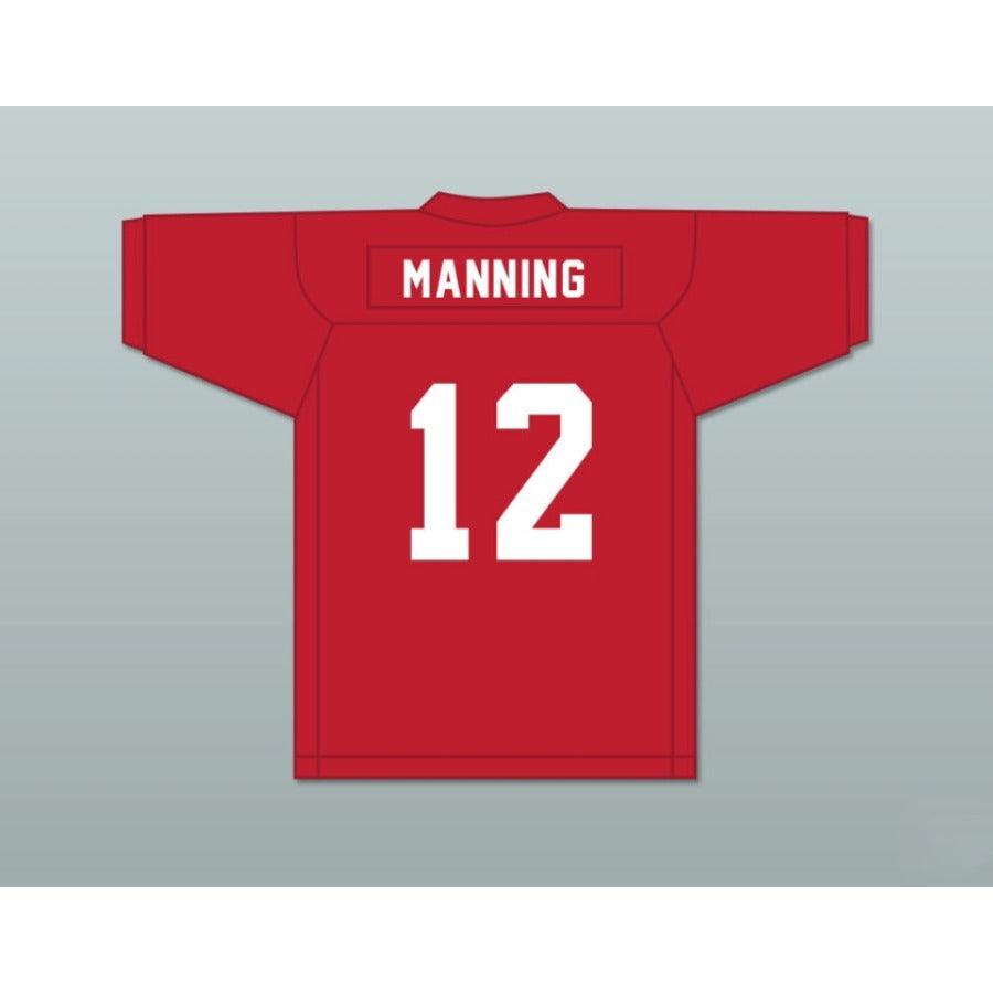 CUSTOM ANY Name Number HOSE MANNING 12 MIAMI FOOTBALL JERSEY SEMI-TOUGH Top Stitched S-6XL