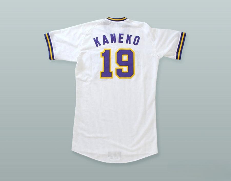 Custom Any Name Number CHIHIRO KANEKO 19 ORIX BLUEWAVE BASEBALL JERSEY Top Stitched S-6XL