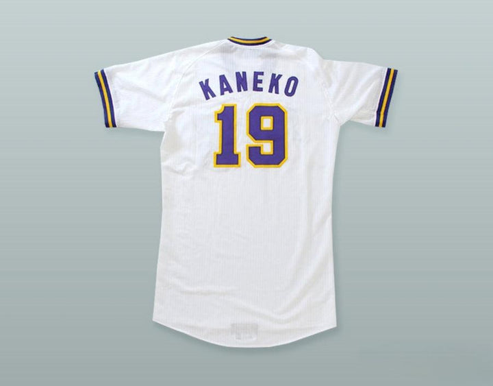 Custom Any Name Number CHIHIRO KANEKO 19 ORIX BLUEWAVE BASEBALL JERSEY Top Stitched S-6XL