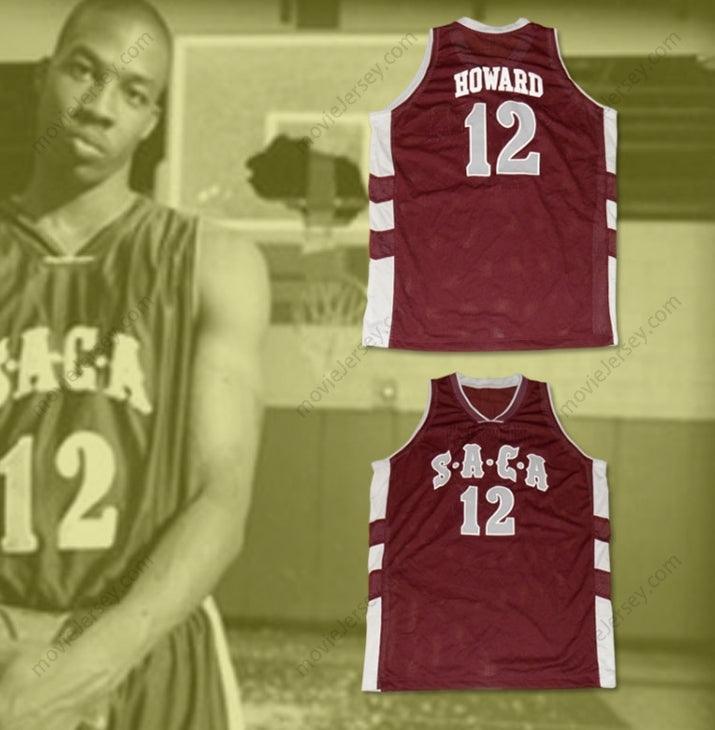 CUSTOM ANY Name Number DWIGHT HOWARD 12 SACA SOUTHWEST CHRISTIAN ACADEMY BASKETBALL JERSEY Top Stitched S-6XL