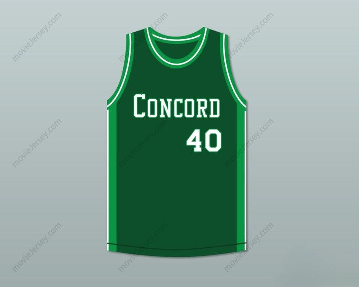 CUSTOM ANY Name Number SHAWN KEMP 40 CONCORD HIGH SCHOOL MINUTEMEN AWAY BASKETBALL JERSEY Top Stitched S-6XL