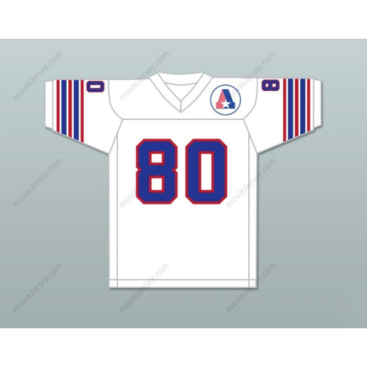 CUSTOM ANY Name Number 1974 WFL STEVE BARRIOS 80 BIRMINGHAM AMERICANS ROAD Football Jersey Top Stitched S-6XL