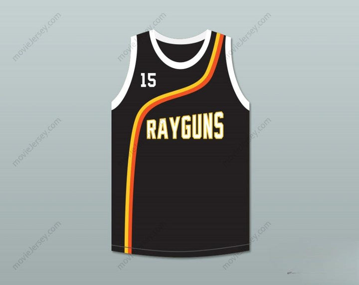 CUSTOM ANY Name Number VINCE CARTER 15 ROSWELL RAYGUNS BLACK BASKETBALL JERSEY Top Stitched S-6XL