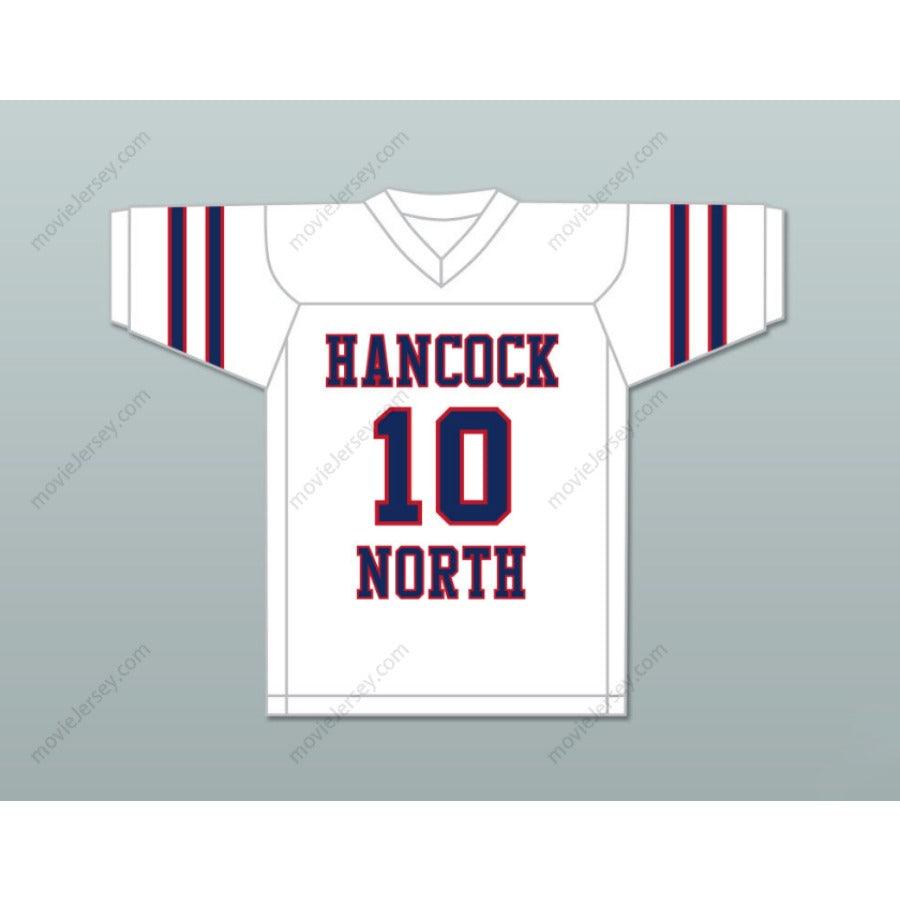 CUSTOM HAWKS BRETT FAVRE 10 HANCOCK NORTH CENTRAL HIGH SCHOOL FOOTBALL JERSEY