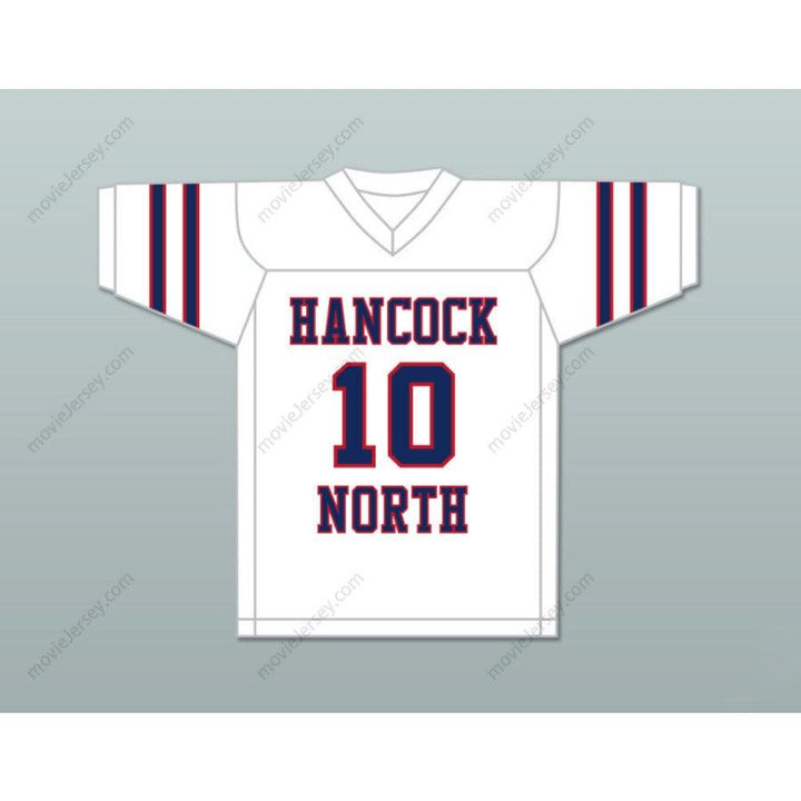 CUSTOM HAWKS BRETT FAVRE 10 HANCOCK NORTH CENTRAL HIGH SCHOOL FOOTBALL JERSEY