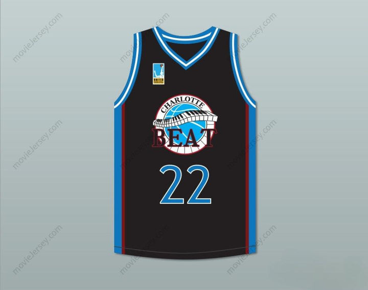 CUSTOM ANY Name Number RASHEED WALLACE WHITLEY 22 CHARLOTTE BEAT HOME BASKETBALL JERSEY WITH UBA PATCH JUWANNA MANN Top Stitched S-6XL