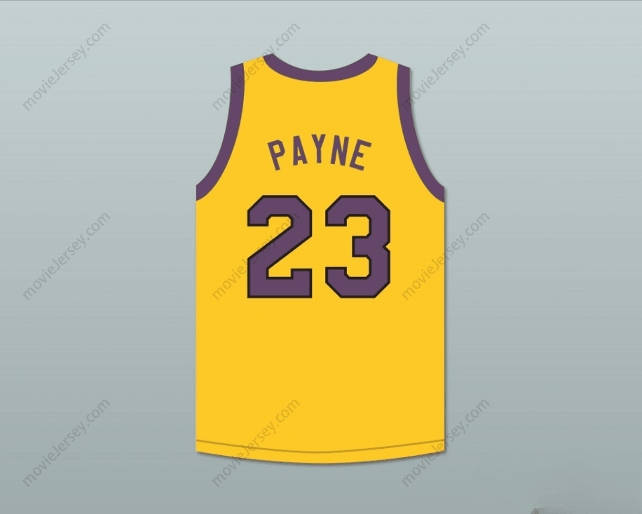 CUSTOM ANY Name Number MARTIN PAYNE 23 YELLOW BASKETBALL JERSEY WITH MARTIN PATCH Top Stitched S-6XL