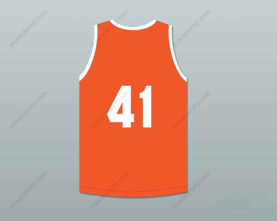 CUSTOM ANY Name Number JAMES SPEEDY WILLIAMS 41 TOURNAMENT SHOOT OUT DEMONS ORANGE BASKETBALL JERSEY ABOVE THE RIM Top Stitched S-6XL