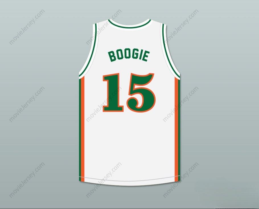 CUSTOM ANY Name Number DEMARCUS 'BOOGIE' COUSINS 15 LEFLORE HIGH SCHOOL RATTLERS WHITE BASKETBALL JERSEY Top Stitched S-6XL