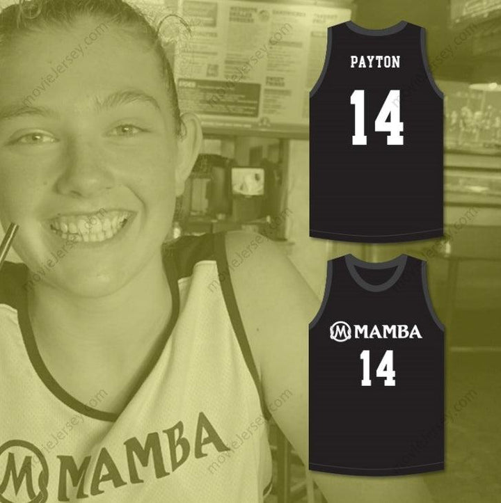 CUSTOM ANY Name Number PAYTON 14 MAMBA BALLERS BLACK BASKETBALL JERSEY Top Stitched S-6XL