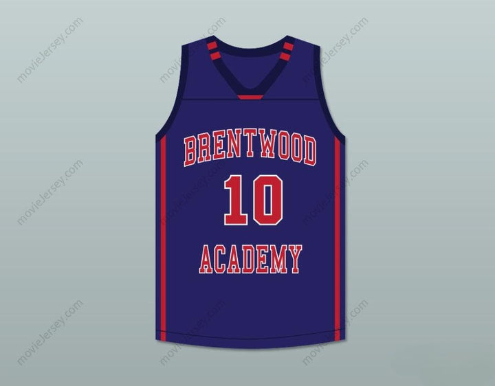 CUSTOM ANY Name Number DARIUS GARLAND 10  ACADEMY  DARK BLUE BASKETBALL JERSEY 1 Top Stitched S-6XL