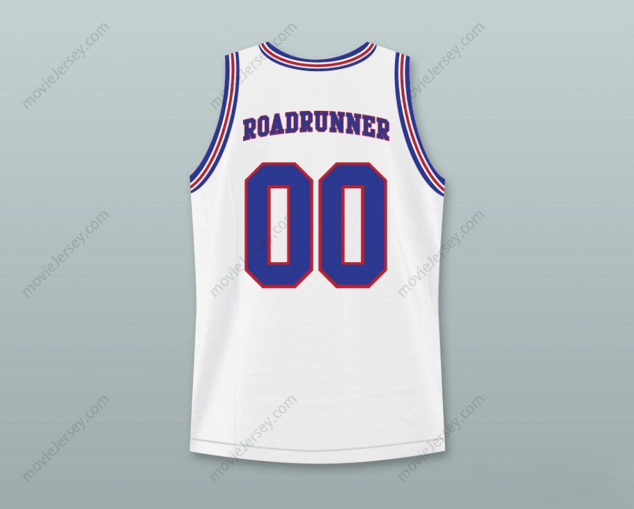 CUSTOM ANY Name Number ROADRUNNER 00 TUNE SQUAD BASKETBALL JERSEY WITH SPACE JAM PATCH Top Stitched S-6XL