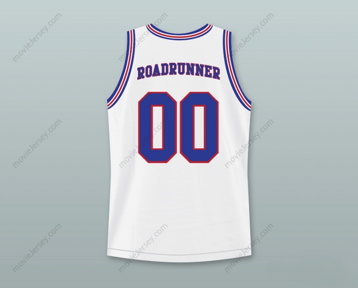 CUSTOM ANY Name Number ROADRUNNER 00 TUNE SQUAD BASKETBALL JERSEY WITH SPACE JAM PATCH Top Stitched S-6XL