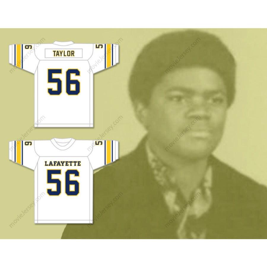 CUSTOM ANY Name Number LAWRENCE TAYLOR 56 LAFAYETTE HIGH SCHOOL RAMS NAVY BLUE FOOTBALL JERSEY Top Stitched S-6XL