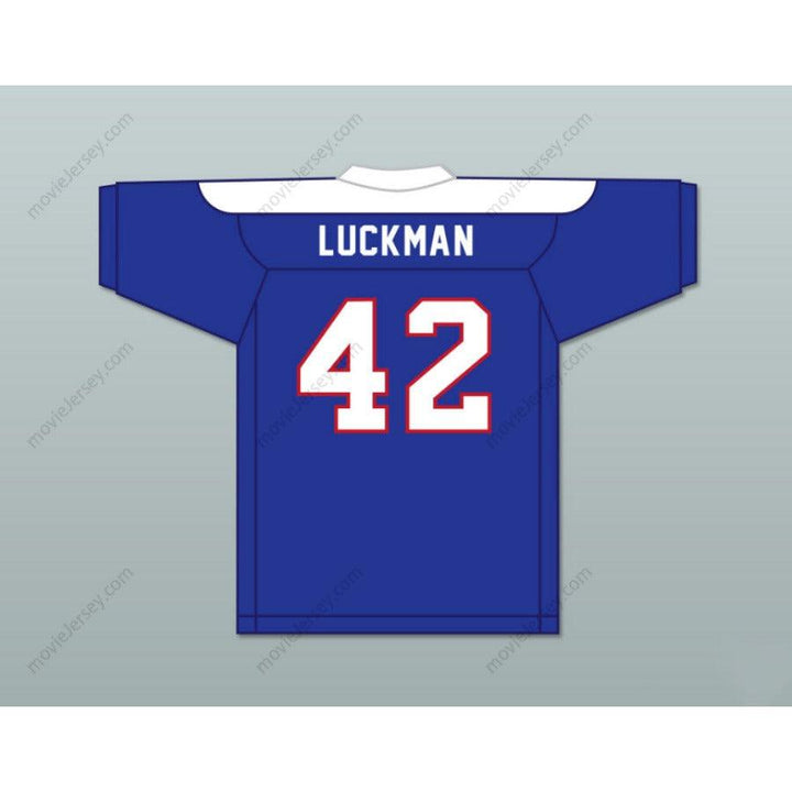 CUSTOM ANY Name Number SID LUCKMAN 42 ERASMUS HALL HIGH SCHOOL Football Jersey Top Stitched S-6XL