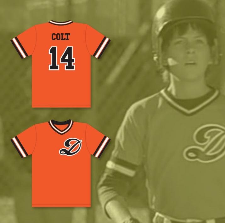 Custom Any Name Number JEFFREY 'COLT' DOUGLAS 14 DRAGONS BASEBALL JERSEY Top Stitched S-6XL