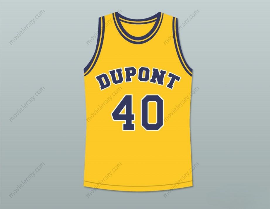 CUSTOM ANY Name Number RANDY MOSS 40 DUPONT HIGH SCHOOL PANTHERS BASKETBALL JERSEY ANY PLAYER OR NUMBER Top Stitched S-6XL