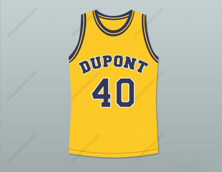 CUSTOM ANY Name Number RANDY MOSS 40 DUPONT HIGH SCHOOL PANTHERS BASKETBALL JERSEY ANY PLAYER OR NUMBER Top Stitched S-6XL