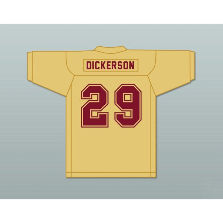 CUSTOM ANY Name Number ERIC DICKERSON 29 HEARTLAND STATE UNIVERSITY COMEBACKS Football Jersey Top Stitched S-6XL