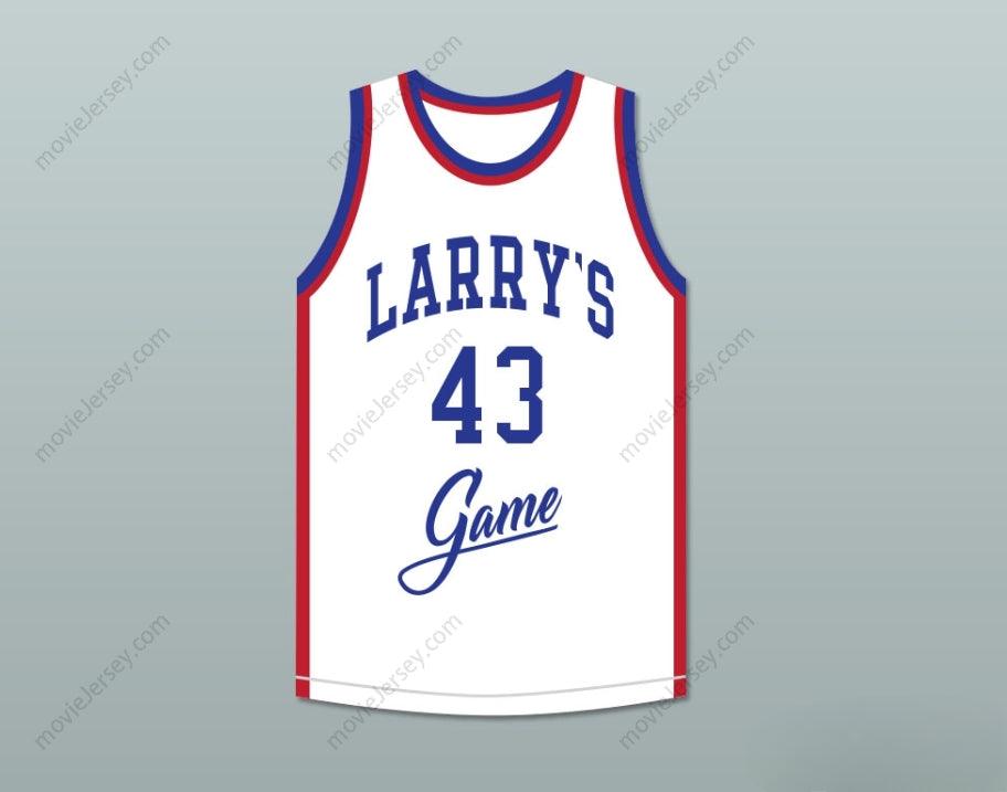 CUSTOM ANY Name Number JACK SIKMA 43 LARRY'S GAME WHITE BASKETBALL JERSEY 1988 CHARITY EVENT Top Stitched S-6XL