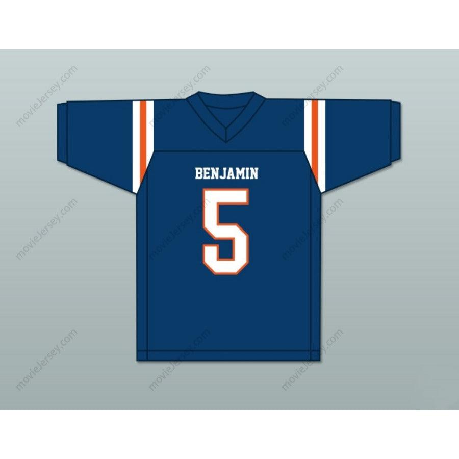 CUSTOM ANY Name Number KAIIR ELAM 5 THE BENJAMIN SCHOOL BUCCANEERS Football Jersey Top Stitched S-6XL