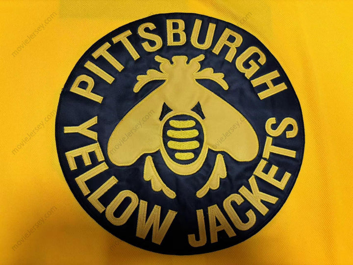 Custom Any Name Number PITTSBURGH YELLOW JACKETS HOCKEY JERSEY Top Stitched S-6XL