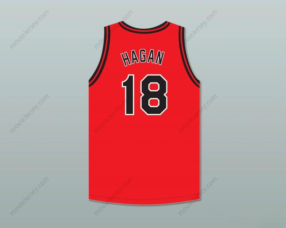 CUSTOM ANY Name Number CLIFF HAGAN 18 OWENSBORO HIGH SCHOOL RED DEVILS RED BASKETBALL JERSEY 1 Top Stitched S-6XL