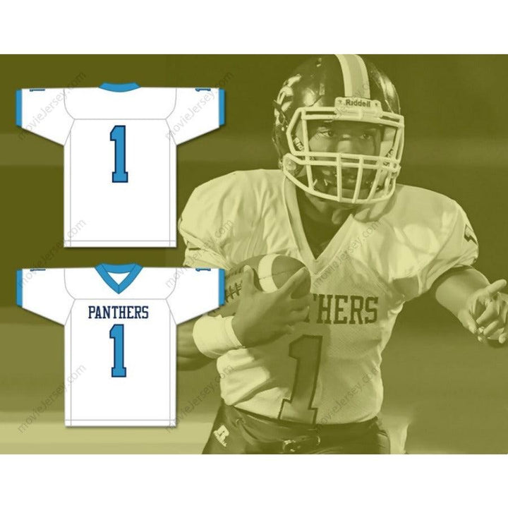 CUSTOM ANY Name Number KENNETH GAINWELL 1 YAZOO COUNTY HIGH SCHOOL PANTHERS FOOTBALL JERSEY Top Stitched S-6XL