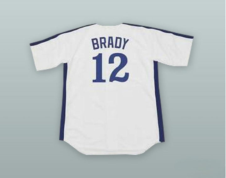 Custom Any Name Number TOM BRADY 12 MONTREAL WHITE BASEBALL JERSEY Top Stitched S-6XL