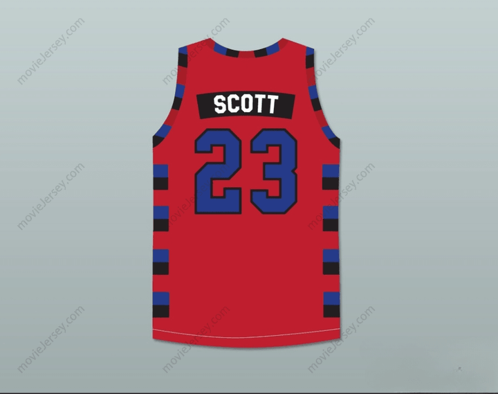 CUSTOM ANY Name Number NATHAN SCOTT 23 ONE TREE HILL RAVENS RED BASKETBALL JERSEY ANY PLAYER Top Stitched S-6XL