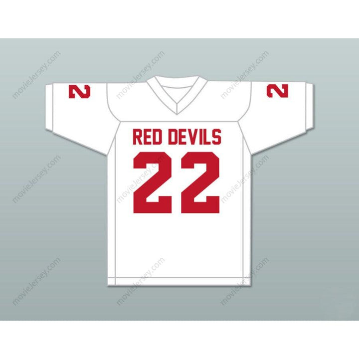 CUSTOM ANY Name Number RAY LEWIS 22 KATHLEEN HIGH SCHOOL RED DEVILS WHITE FOOTBALL JERSEY Top Stitched S-6XL