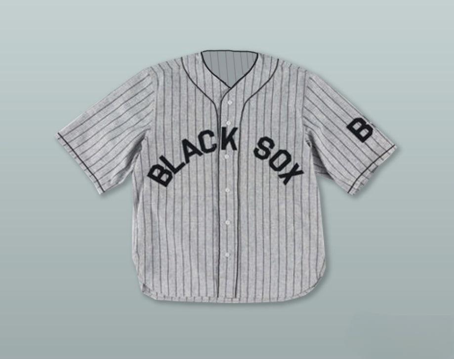 Custom Any Name Number BALTIMORE BLACK SOX NEGRO LEAGUE GRAY PINSTRIPED BASEBALL JERSEY Top Stitched S-6XL