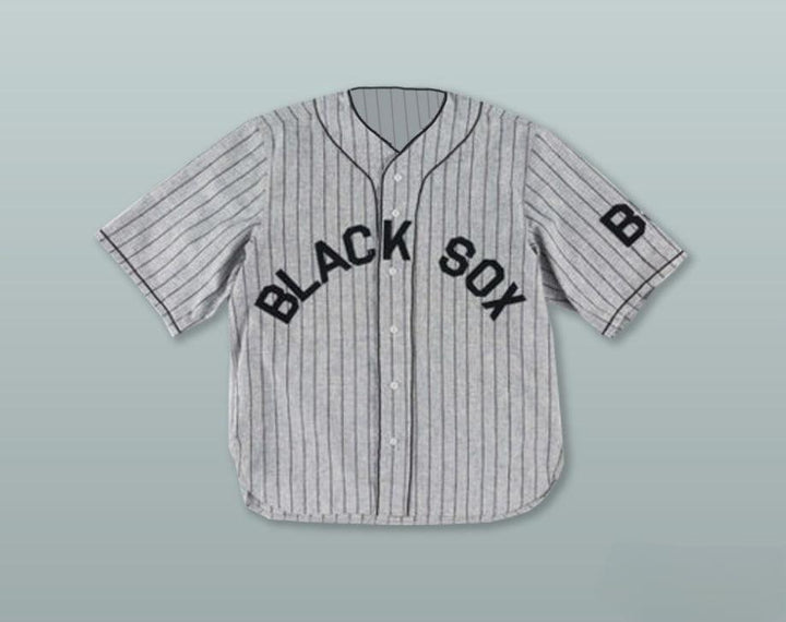 Custom Any Name Number BALTIMORE BLACK SOX NEGRO LEAGUE GRAY PINSTRIPED BASEBALL JERSEY Top Stitched S-6XL