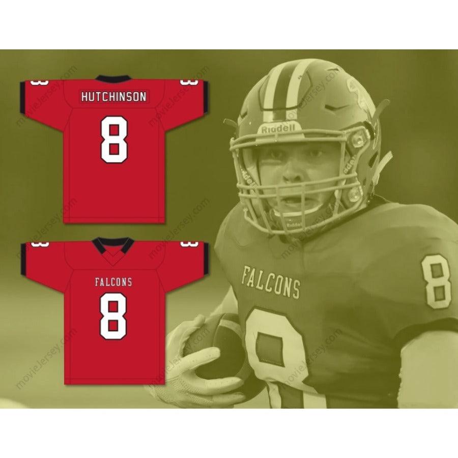 CUSTOM ANY Name RED AIDAN HUTCHINSON 8 DIVINE CHILD HIGH SCHOOL Football Jersey Top Stitched S-6XL