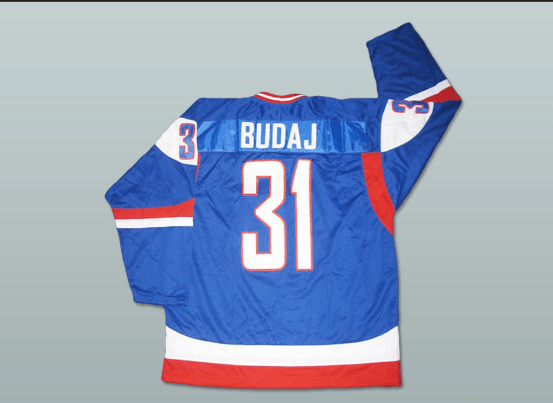 Custom Any Name Number Peter Budaj Slovakia Hockey Jersey Top Stitched S-6XL